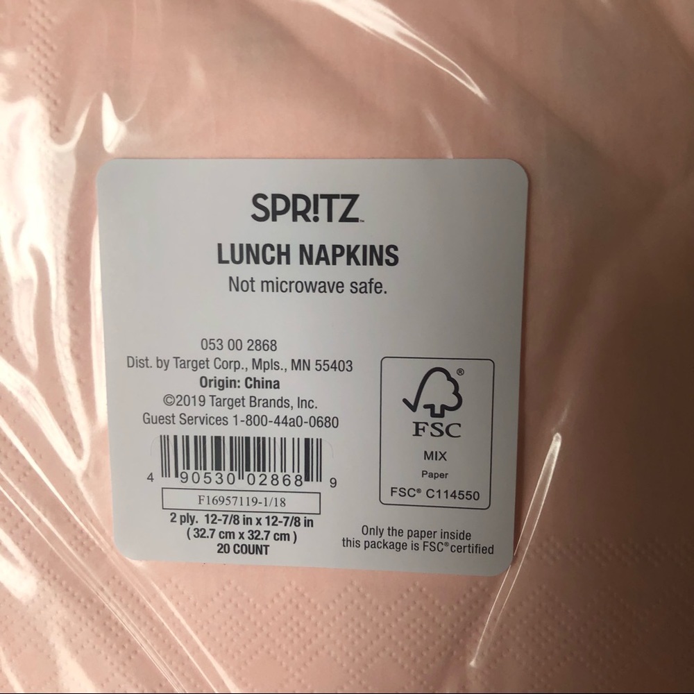 6 packs Spritz Paper Napkins (20 ct) - Picture 3 of 8